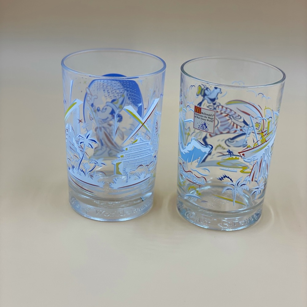 Disney World 25th Anniversary Glasses